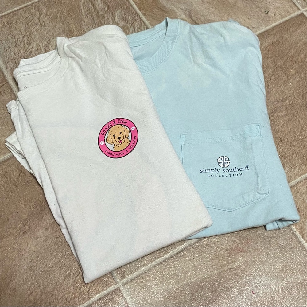2 Simply Southern Short Sleeved Tees